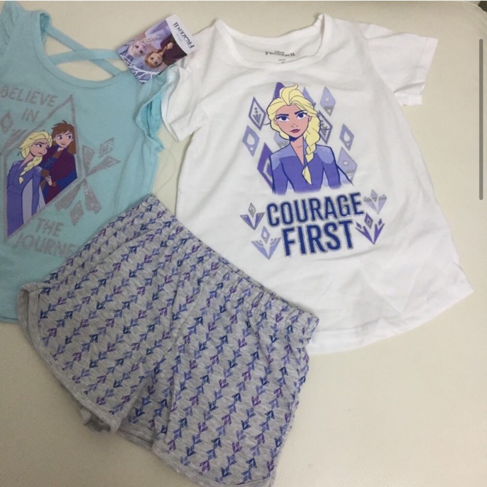 Disney Frozen Elsa 3-pieces shorts set - Picture 3 of 5